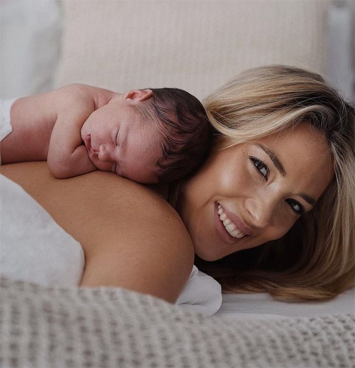 Alice Campello con su hija Bella