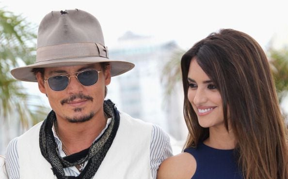 Johnny Depp y Penélope Cruz