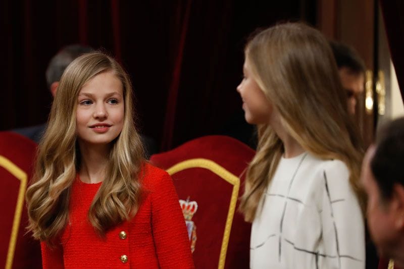 La princesa Leonor y la infanta Sofía