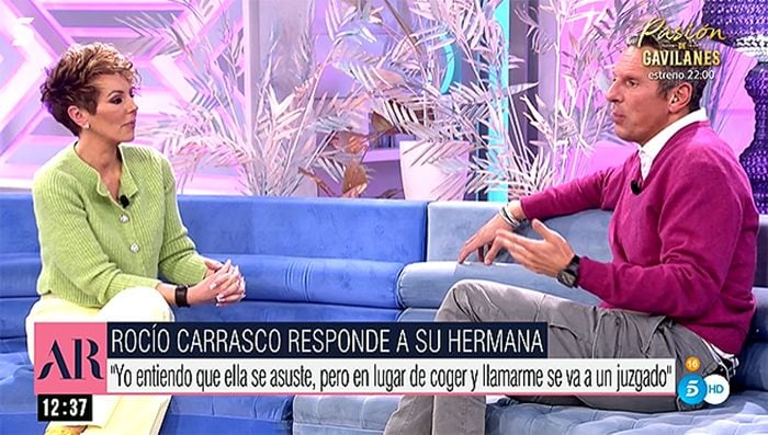 Rocío Carrasco se sienta en el plató de 'El programa de Ana Rosa'