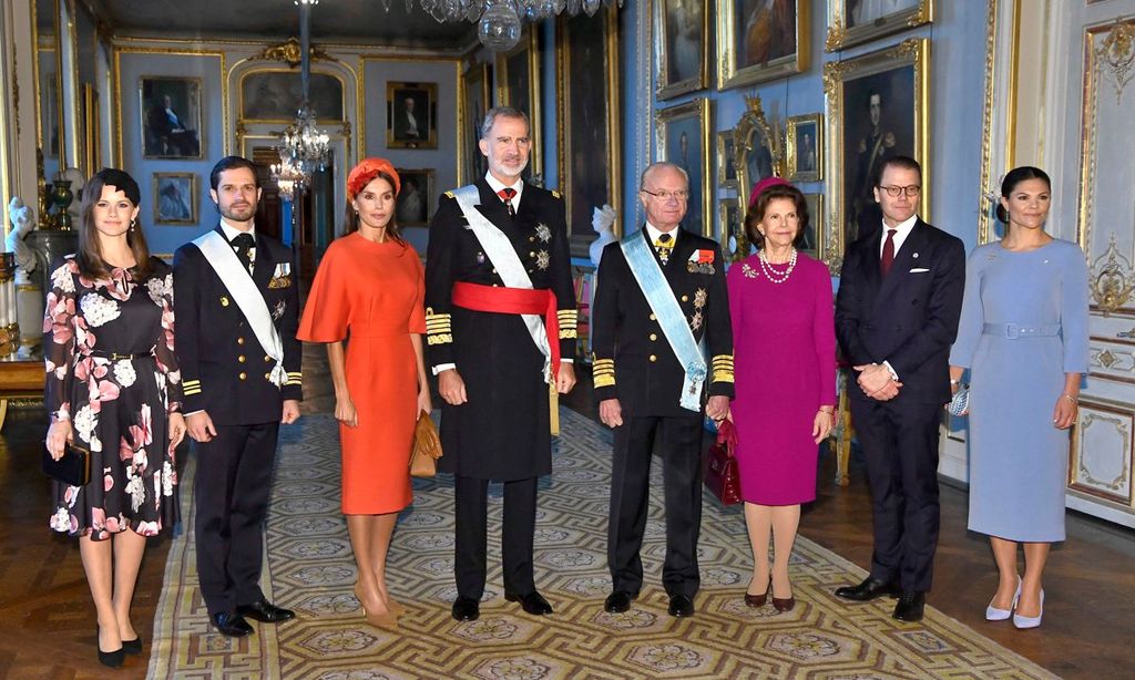 Reyes Felipe y Letizia en Suecia