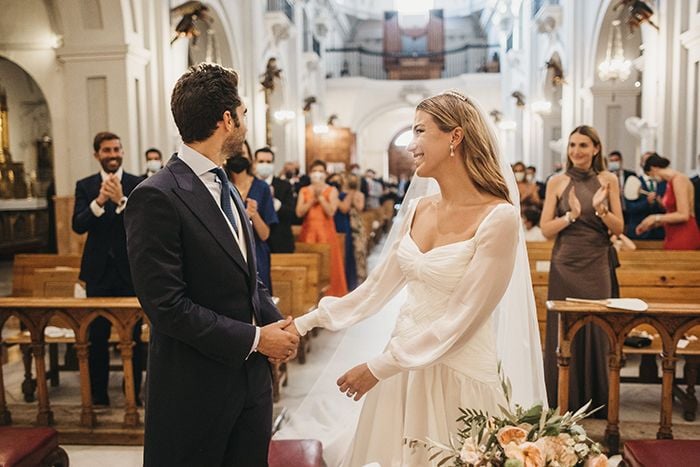 Vestido de novia mangas especiales