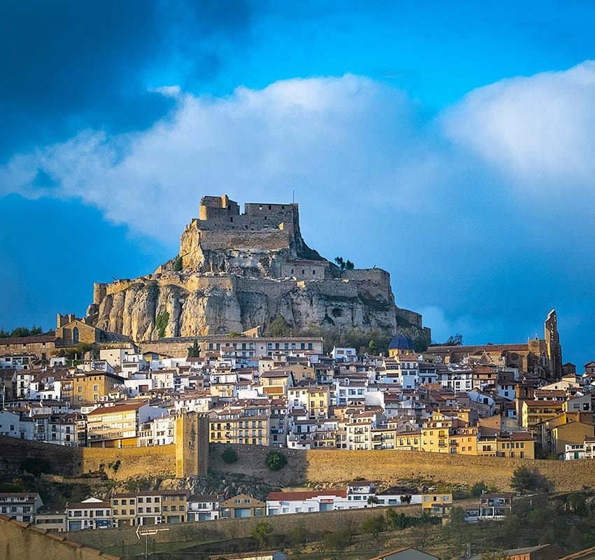 1morella desde las afueras del municipio