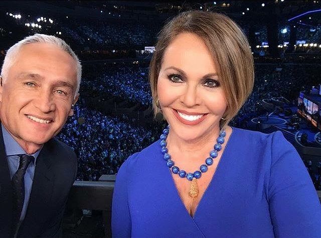 Jorge Ramos y María Elena Salinas trabajaron juntos por décadas. 