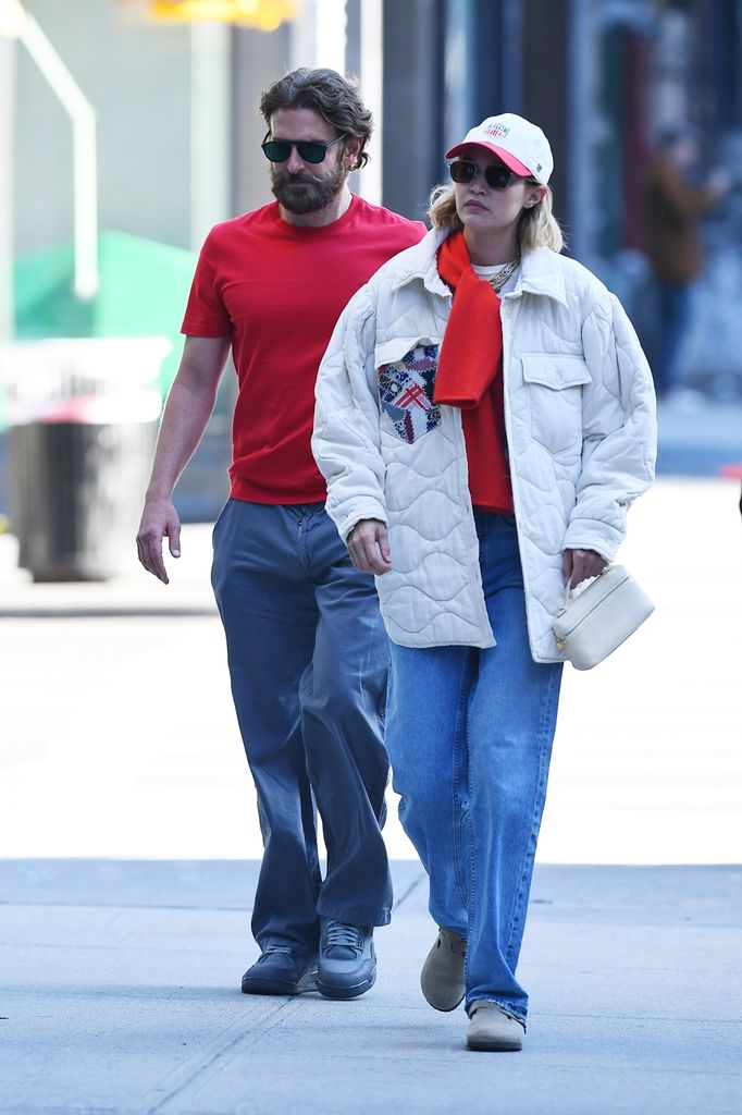 Gigi Hadid y Bradley Cooper en las calles de Nueva York