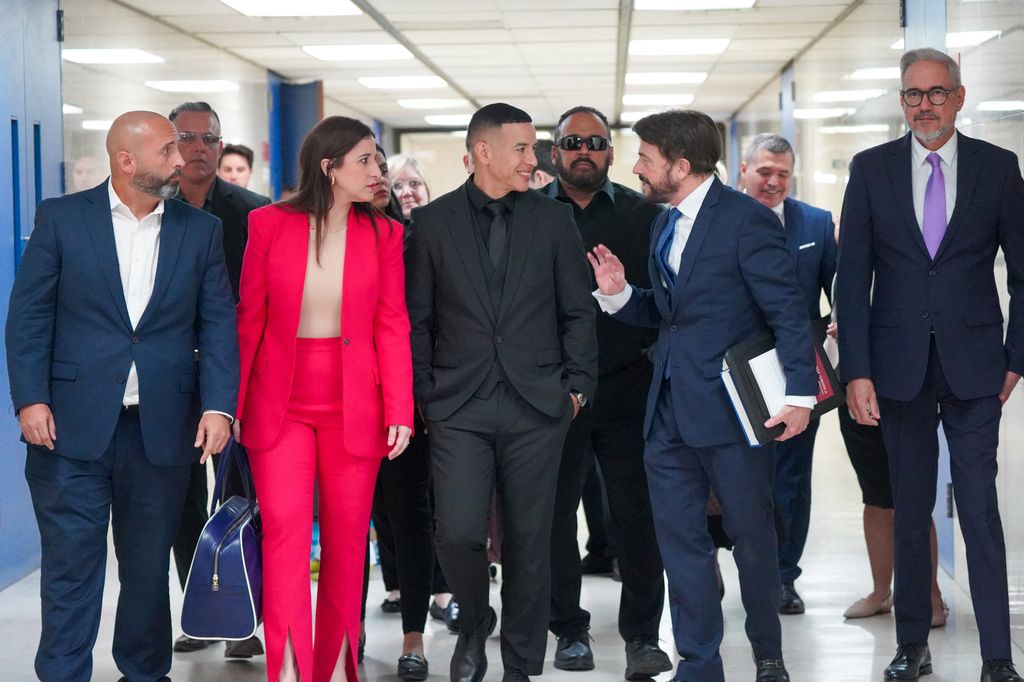 Daddy Yankee acudió al Tribunal de San Juan, en Puerto Rico.