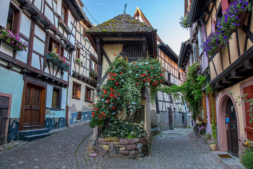 Eguisheim, Alsacia, Francia