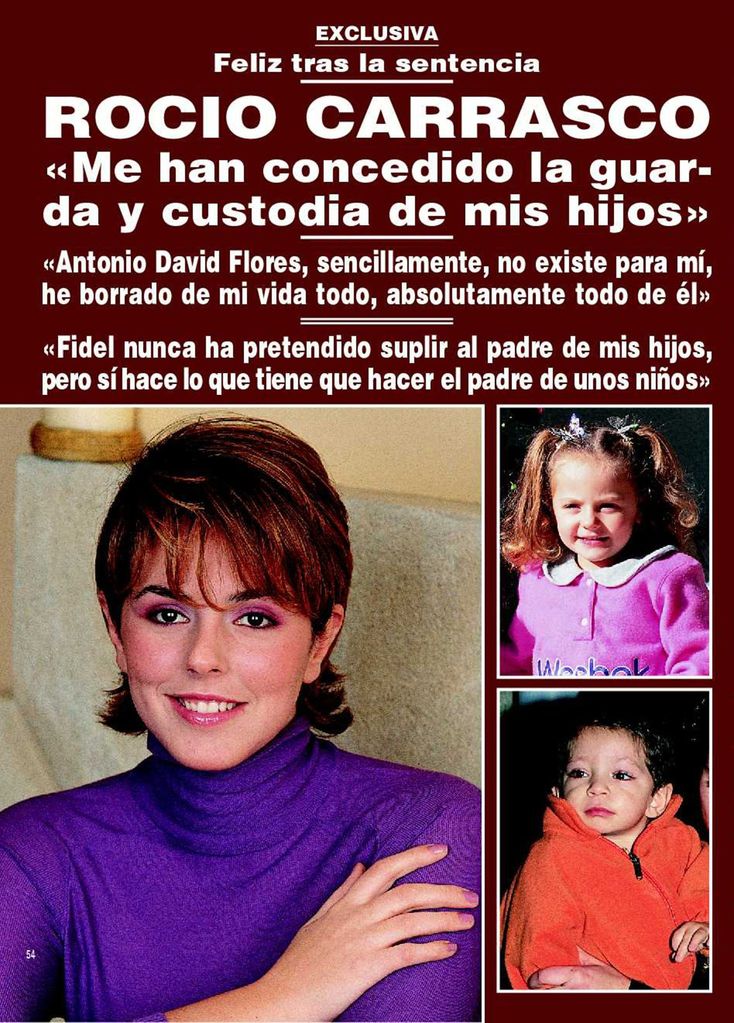 Rocío Carrasco entrevista ¡HOLA! 2001