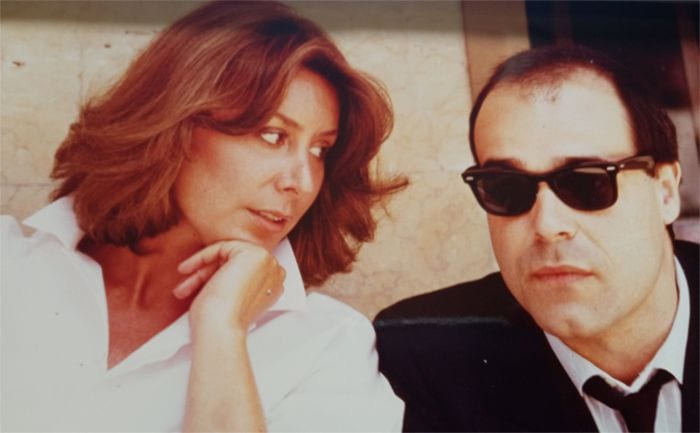 Antonio Resines y la actriz Fiorella Faltoyano