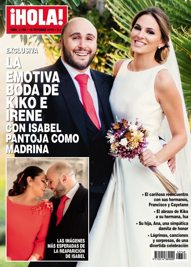 Boda Kiko Rivera e Irene Rosales - HOLA - octubre 2016