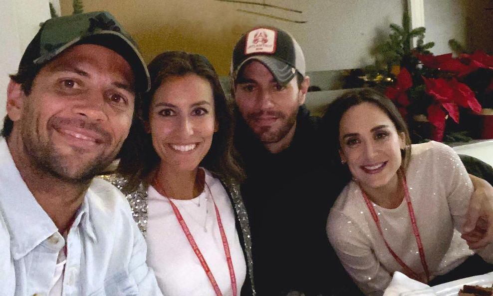 Tamara Falcó con su hermano Enrique Iglesias