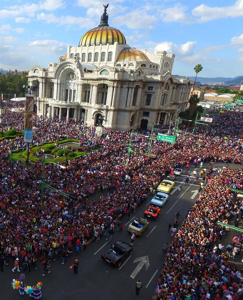 Desfile de los muertso, México 