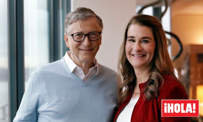 Bill Gates junto a su ex Melinda 