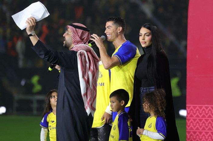 Presentación de Cristiano Ronaldo en Arabia