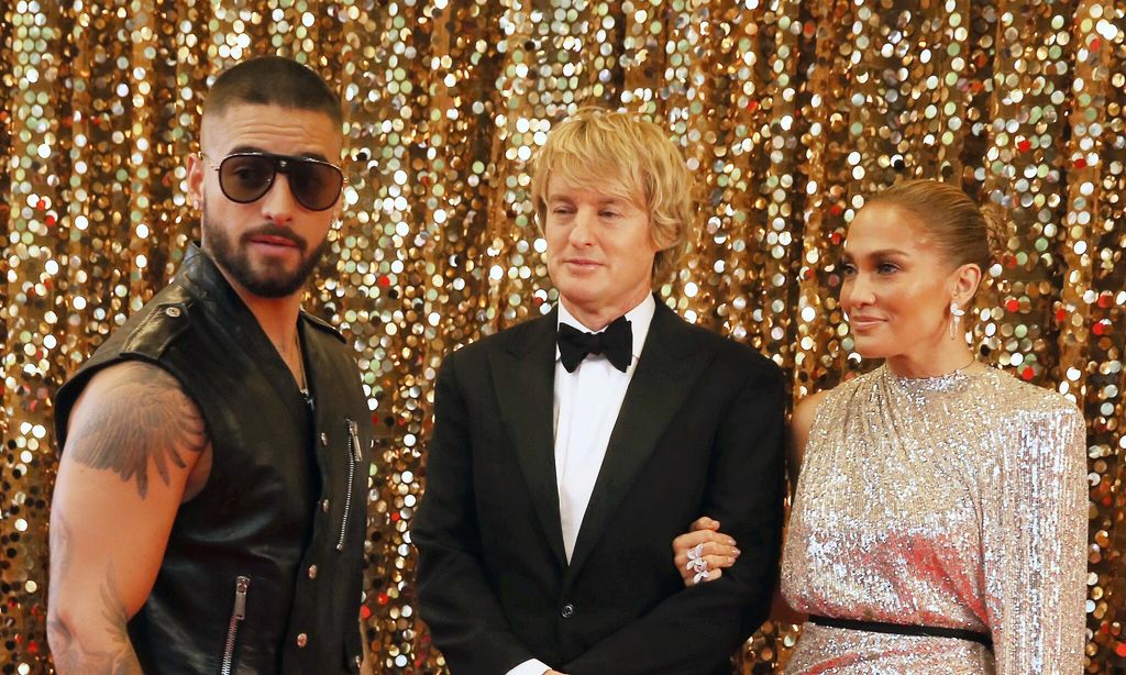 Jennifer Lopez, Maluma y Owen Wilson