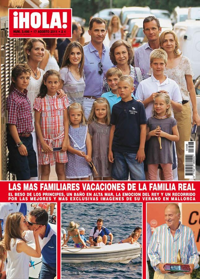 HOLA 4022. Portadas Cristina de Borbón e Iñaki Urdangarín.