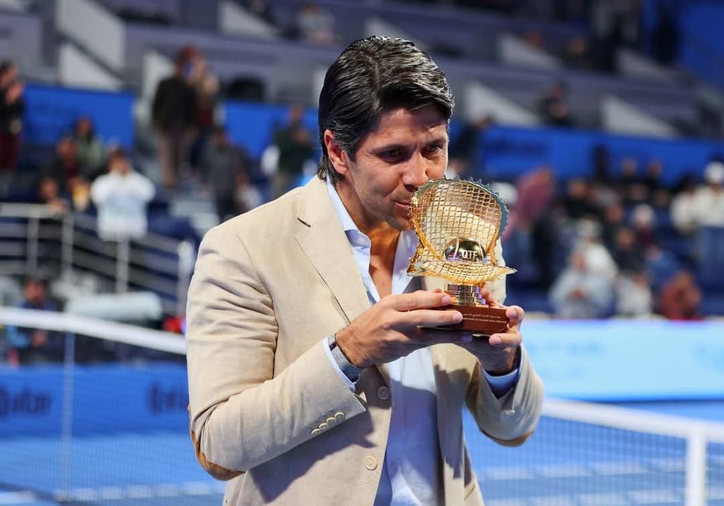 La emotiva retirada de Fernando Verdasco en Doha, arropado por Ana Boyer y sus dos hijos mayores