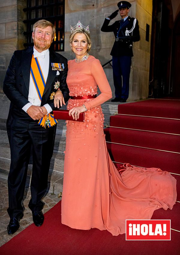 Máxima de Holanda con look de gala