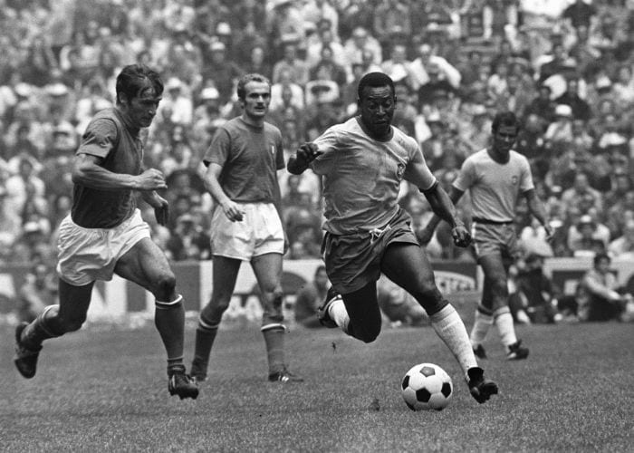 Pelé durante su época en activo