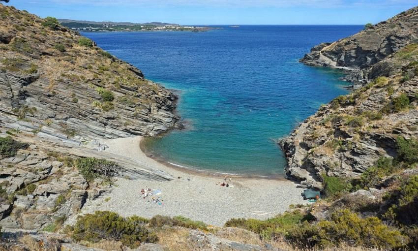 cala nans en el cap de creus costa brava girona