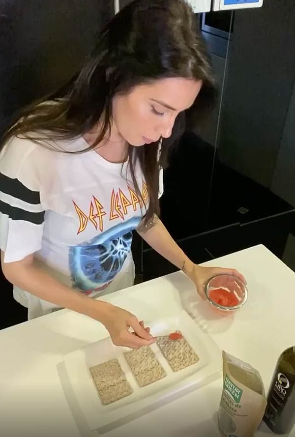 Pilar Rubio y su desayuno saludable