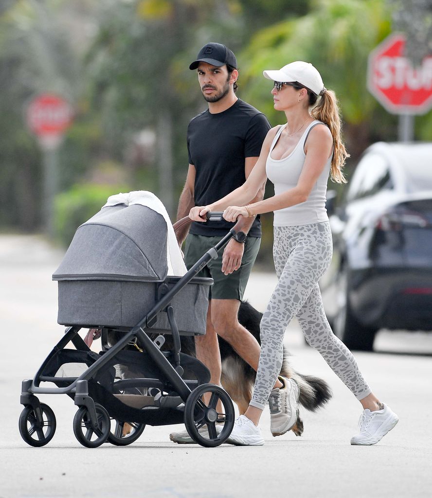 Gisele Bündchen y Joaquim Valente disfrutan de un paseo con su bebé