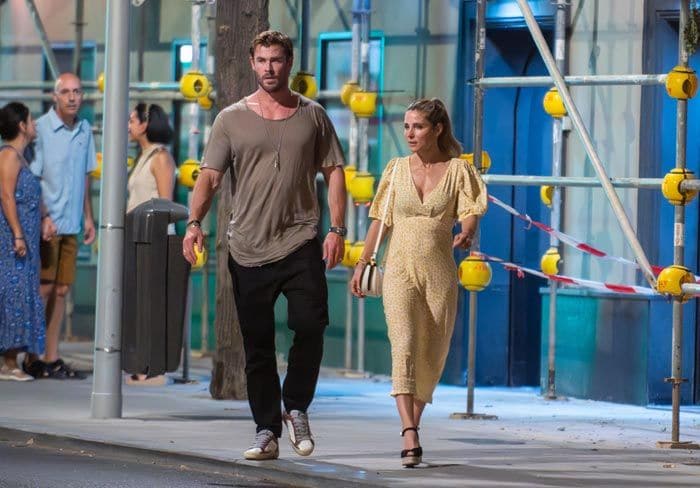 Elsa Pataky y Chris Hemsworth en Madrid