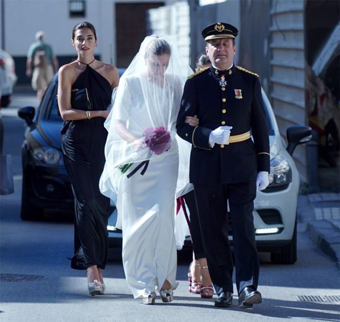 Rocío Crusset en la boda de Marta Moeckel