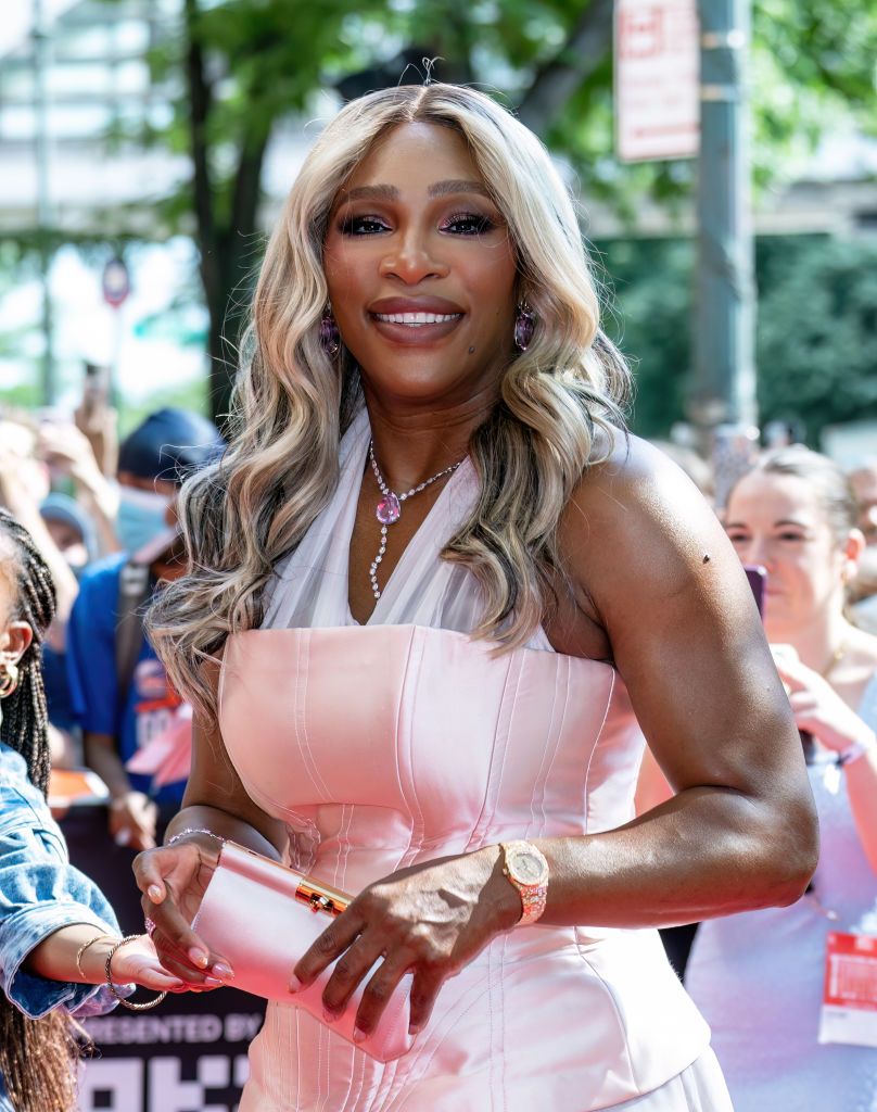 NEW YORK, NEW YORK - JUNE 13: Serena Williams is seen arriving to "In The Arena: Serena Williams" Premiere during the 2024 Tribeca Festival at BMCC Theater on June 13, 2024 in New York City. (Photo by Gilbert Carrasquillo/GC Images)