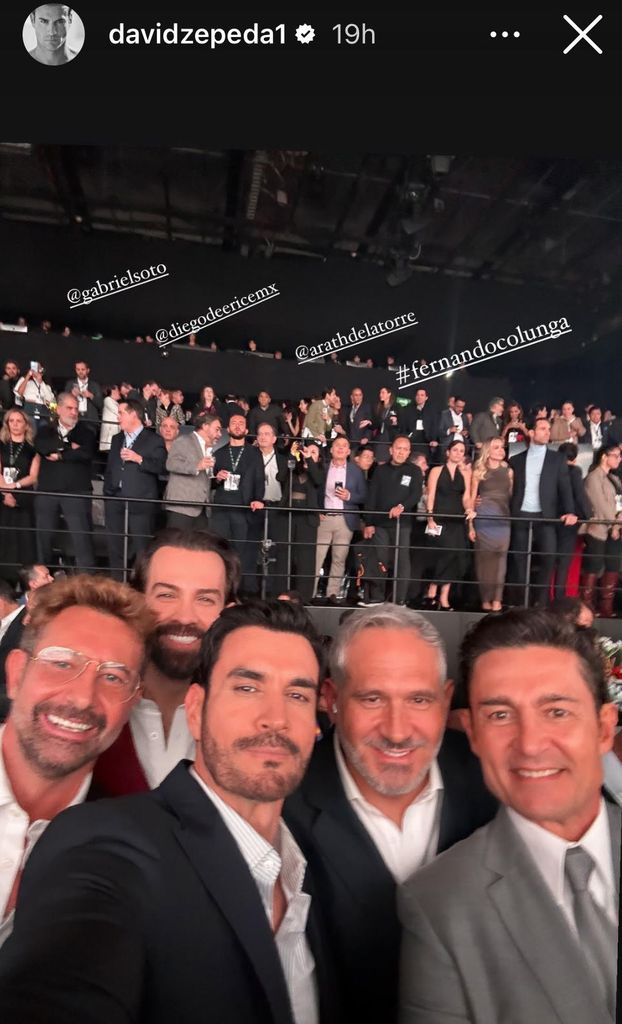 Fernando Colunga fue uno de los invitados al evento. 