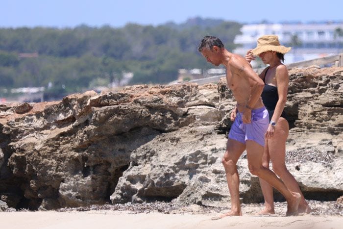 Luis Enrique y Elena Cullell de vacaciones