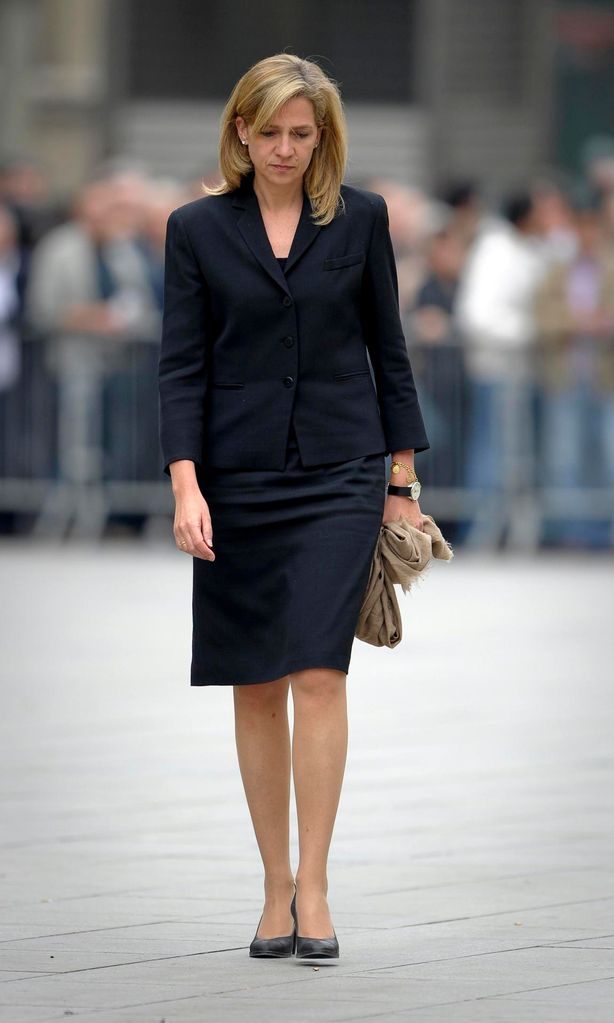 Spain\'s Princess Cristina arrives to att