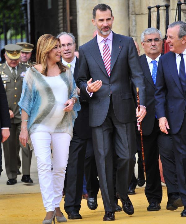 Don Felipe no hizo comentarios acerca de la revocación del título de Duquesa a la infanta Cristina
