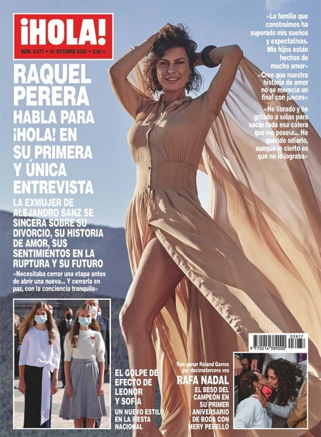 Raquel Perera en la portada de ¡HOLA!