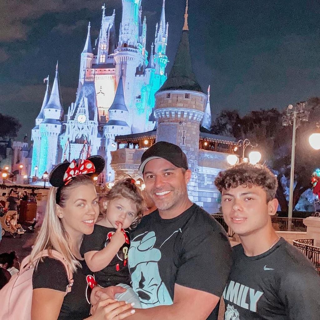 Ximena Duque y su familia