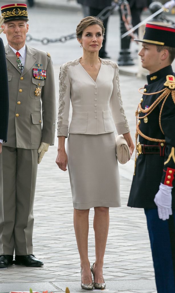 king felipe of spain and queen letizia of spain on official visit in france day 1