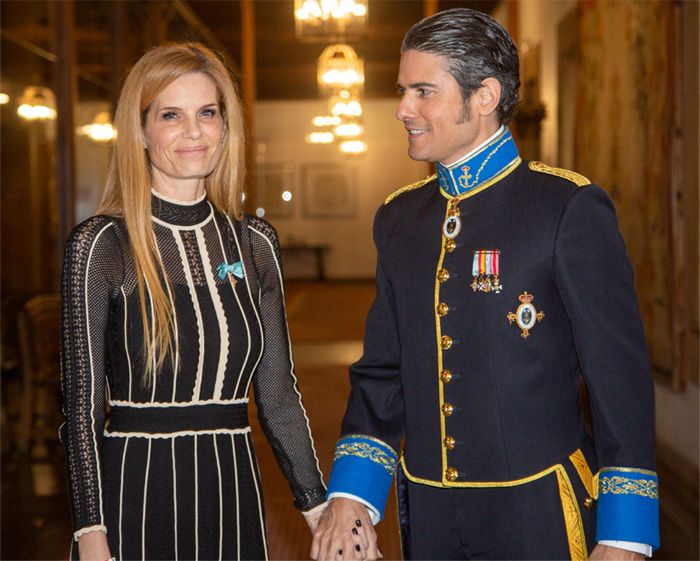 Olivia de Borbón y Julián Porras-Figueroa