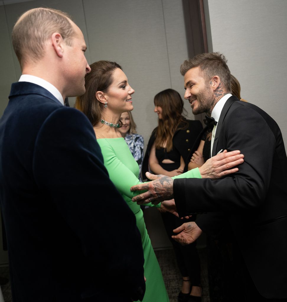 David Beckham en los Premios Earthshot impulsados por el príncipe Guillermo