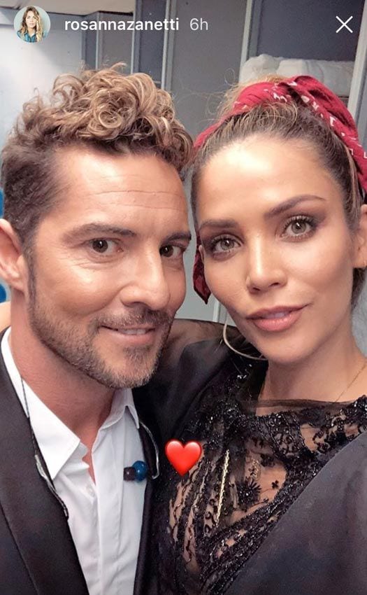 David Bisbal y Rosanna Zanetti