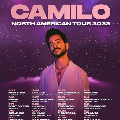 Camilo - North American Tour 2022