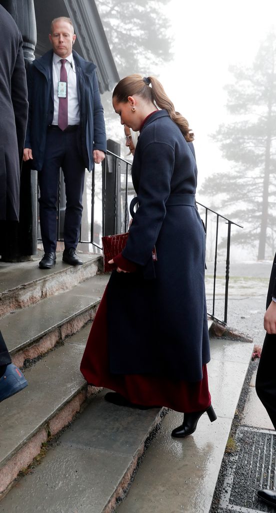 La Familia Real Noruega en la misa de Navidad