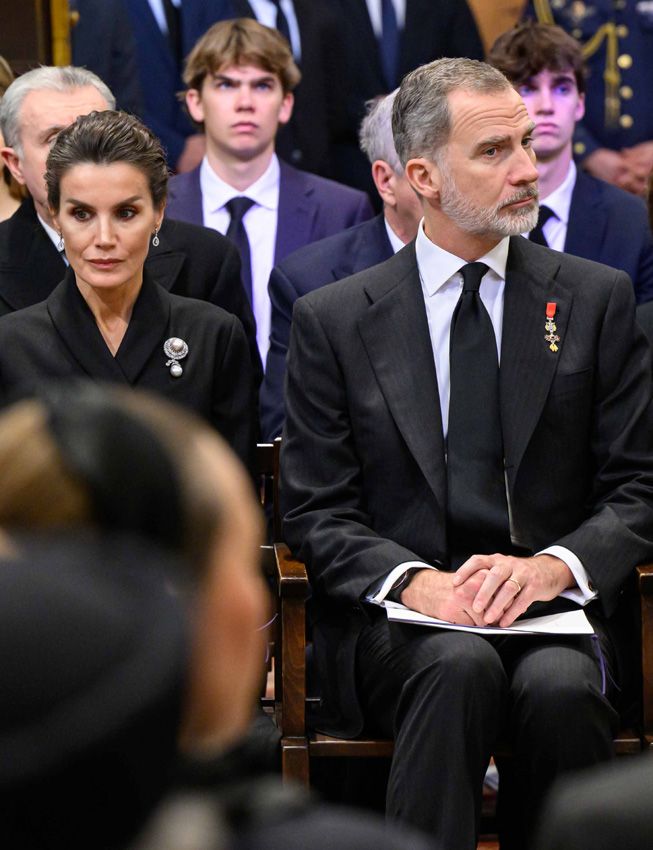 Miguel Urdangarin en el funeral de Constantino de Grecia