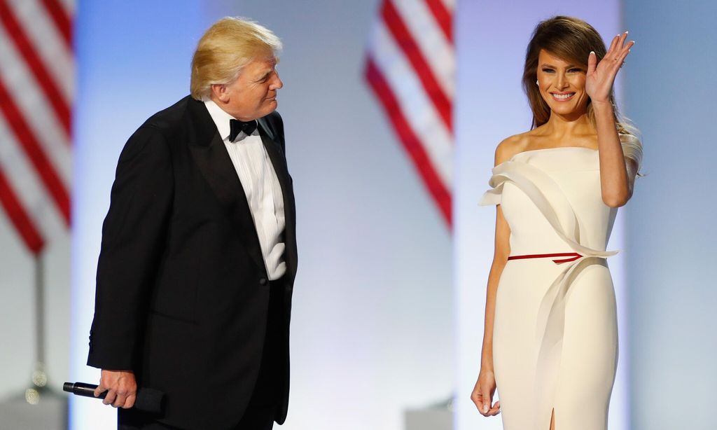 president donald trump attends inauguration freedom ball