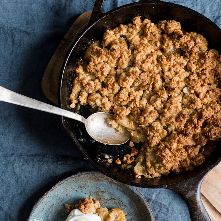 crumble-manzana-avena-navidad