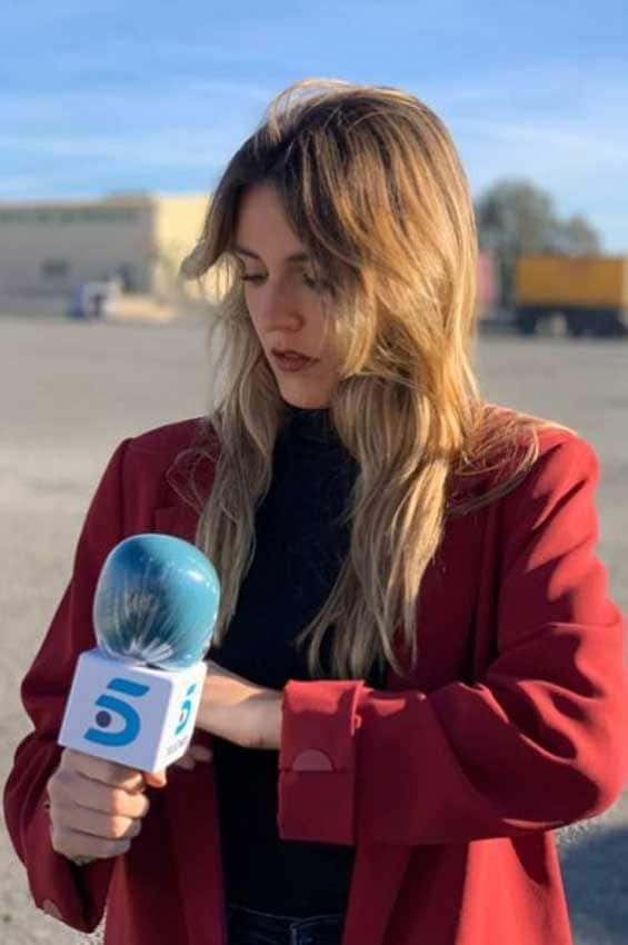 La reportera Laura de Chiclana