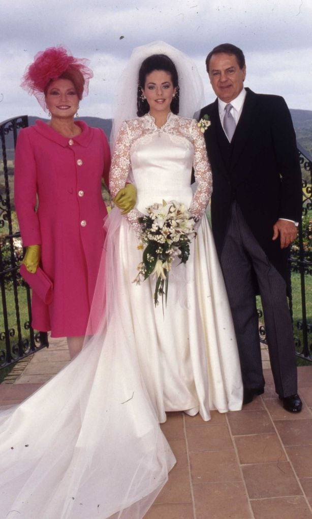 31/03/1996. Finca Yerbabuena. Boda de Rocío Carrasco y Antonio David Flores.