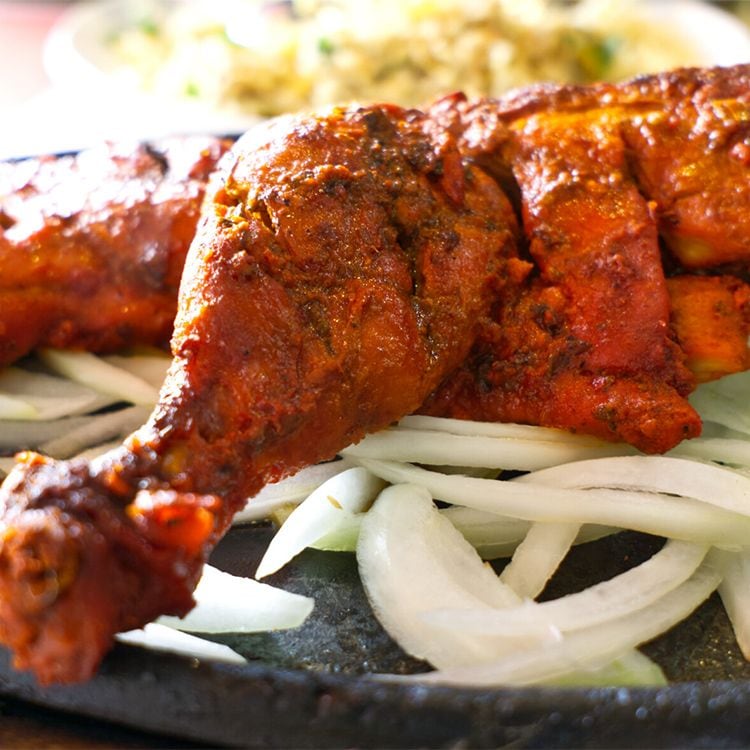 Muslos de pollo tandoori