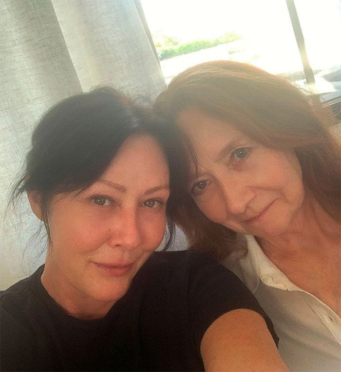 Shannen Doherty con su madre