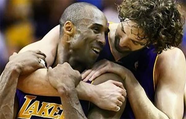 Pau Gasol y Kobe Bryant