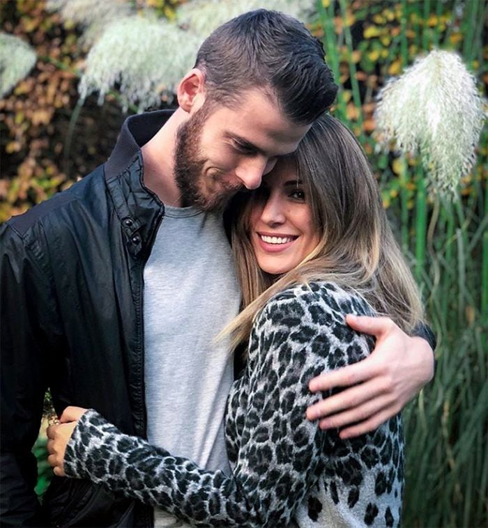 Edurne y David de Gea